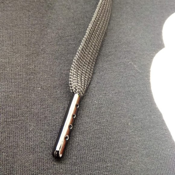 New Deuce Peace Sign Soft Thick Long Sleeve Pullover Black Hoodie Pullover XL - Picture 7 of 7